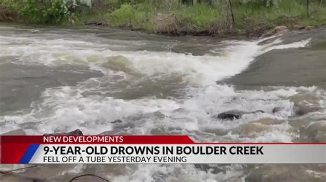 9-year-old drowns in Boulder Creek